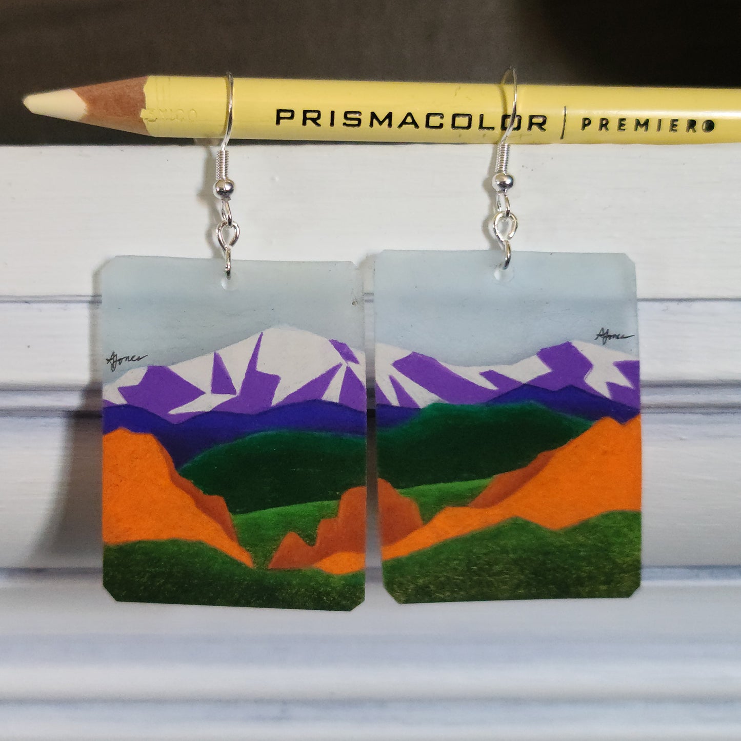 America's Mountain Dangle Earrings